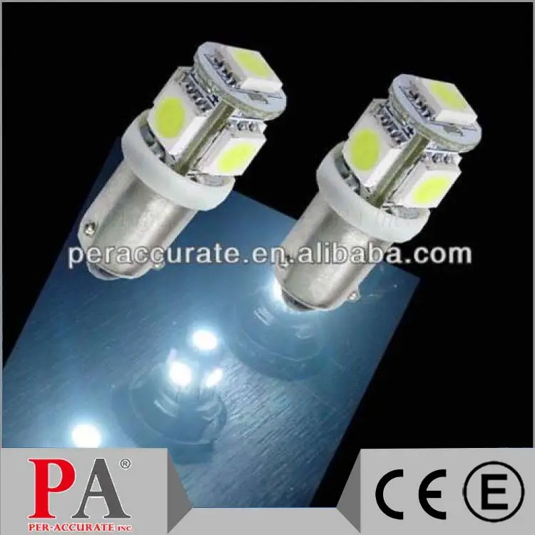 PA Pinball Colorful LED Light 5 SMD 5050 LED BA9S BAX9S T4W H6W 1895 1893 6.3V AC/DC Taiwan High Quality Product - Image 2