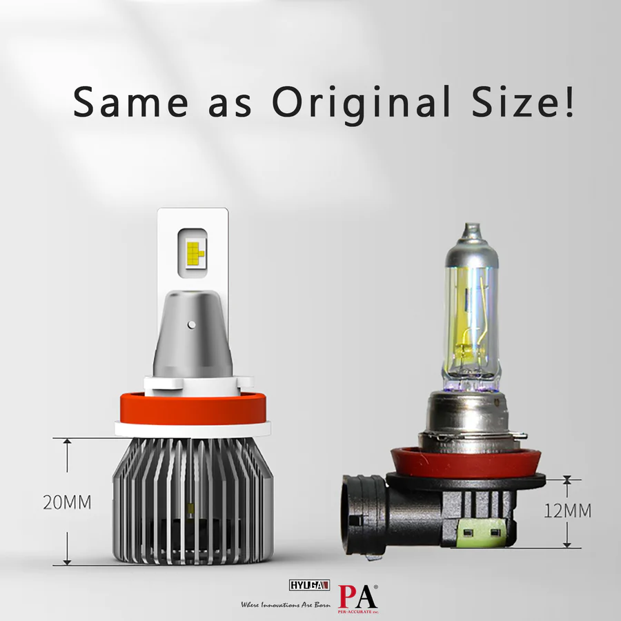 U623 LED Headlight / Fog Light High Power 60W Integrative Design White 6000LM H1 H3 H4 H7 H8 H9 H11 HB3 9005 HB4 9006 HIR2 9012:圖片 2
