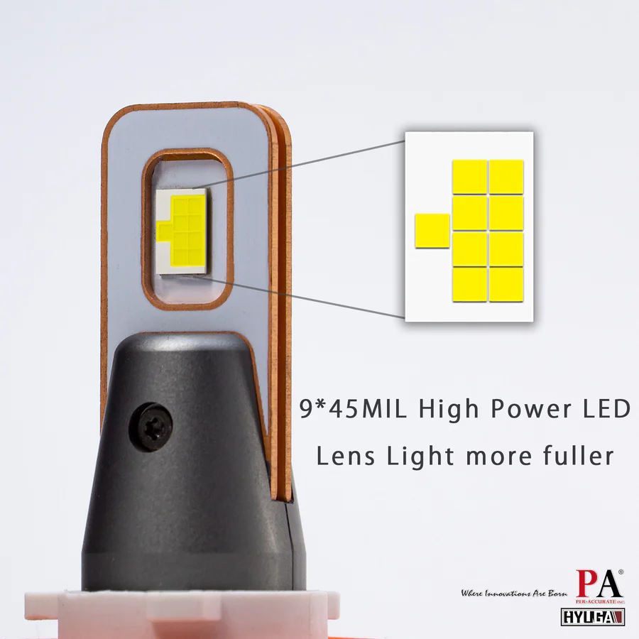 U623 LED Headlight / Fog Light High Power 60W Integrative Design White 6000LM H1 H3 H4 H7 H8 H9 H11 HB3 9005 HB4 9006 HIR2 9012:圖片 3