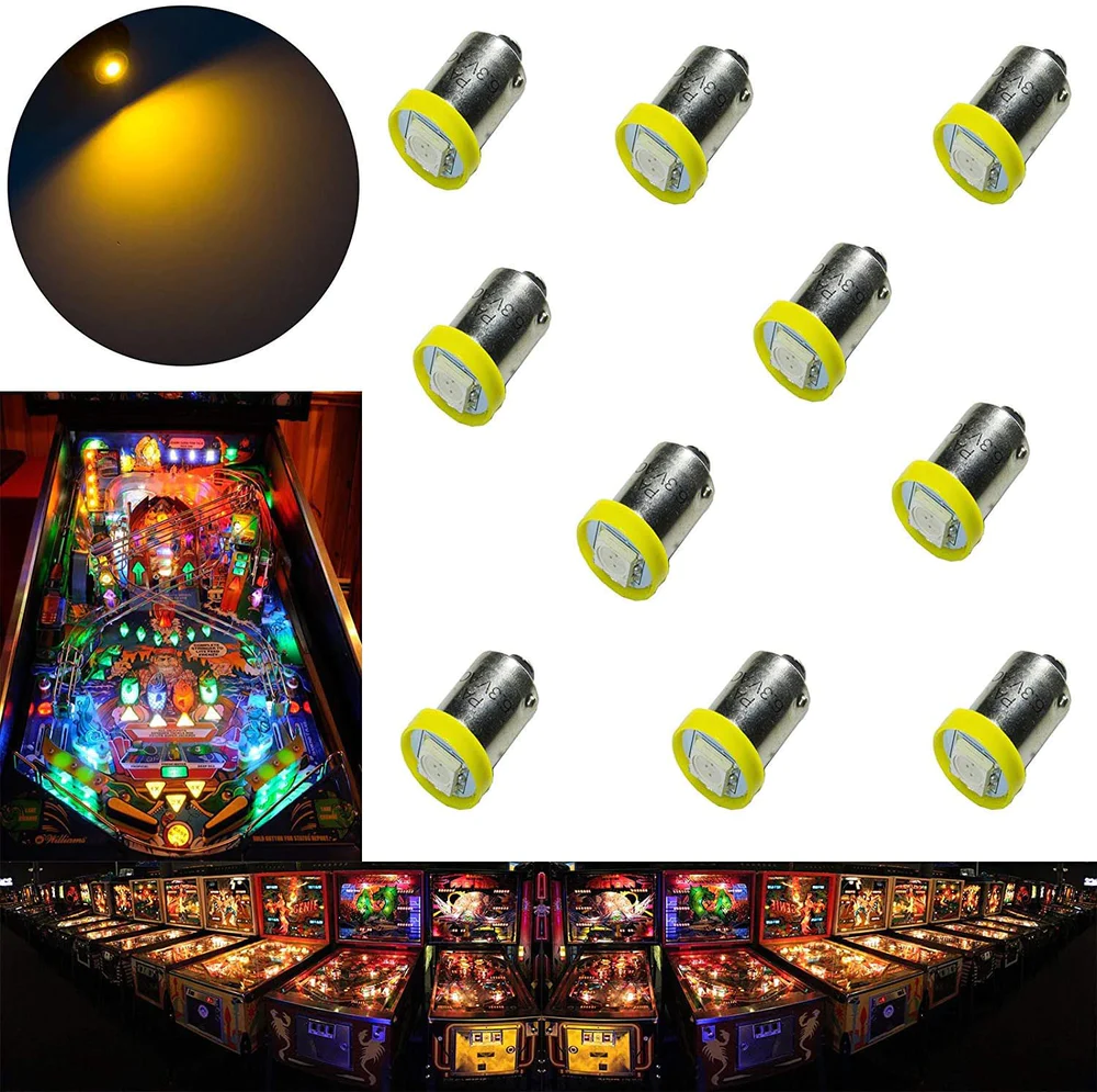 #44/#47 BA9S Pinball LED Bulbs – 6.3V AC/DC OEM | HYUGA - Image 8