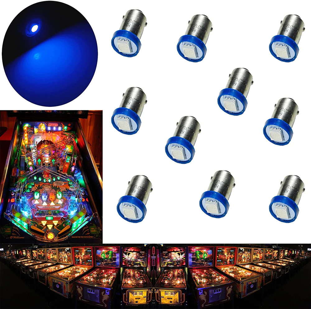 #44/#47 BA9S Pinball LED Bulbs – 6.3V AC/DC OEM | HYUGA - Image 10