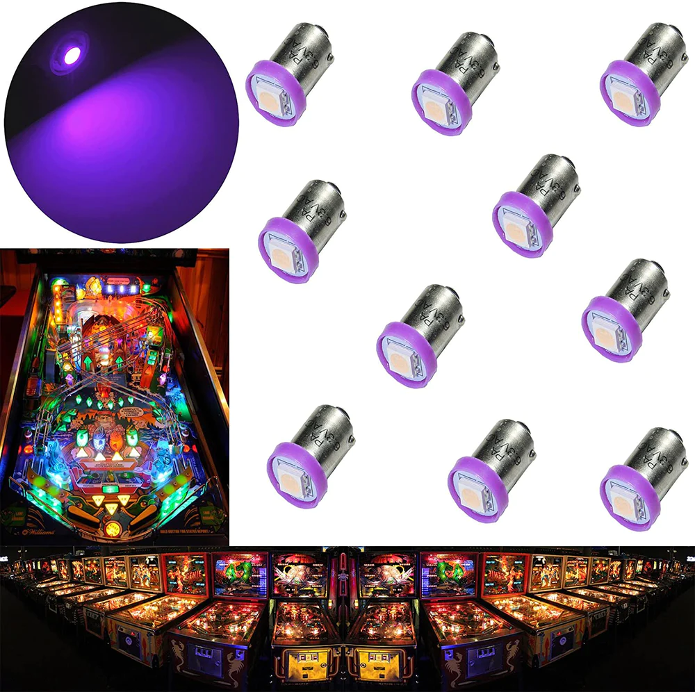 #44/#47 BA9S Pinball LED Bulbs – 6.3V AC/DC OEM | HYUGA - Image 9