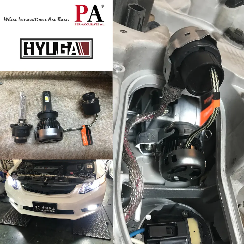 HDX D2 D4 LED Headlight Corresponding HID Ballast Stabilizer Plug And Play 6000K IP68 D2S D2R D4S D4R HYUGA - Image 5