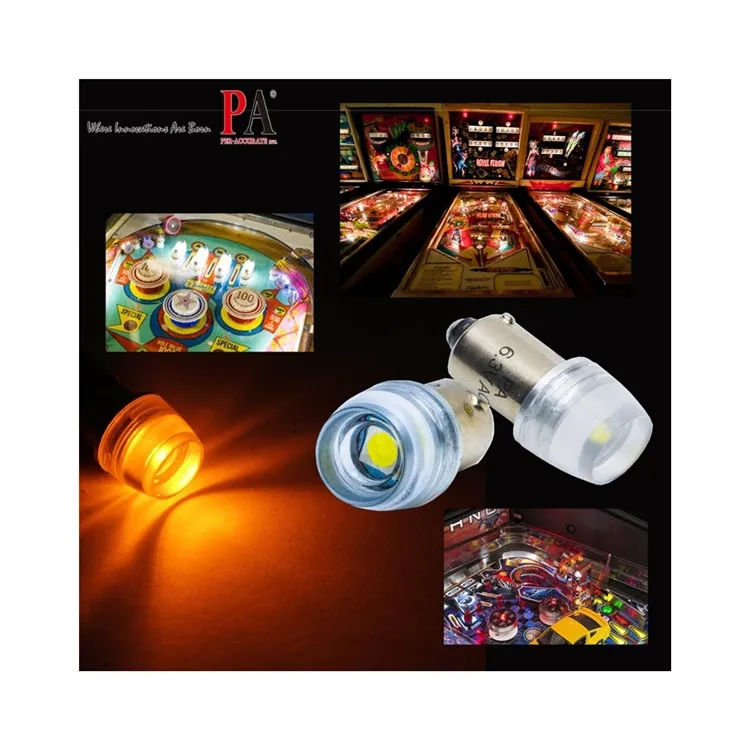 AC/DC Pinball LED 1 SMD 6.3V Ba9s #44 #47 5050 Light Bulb for Game machine - Image 4