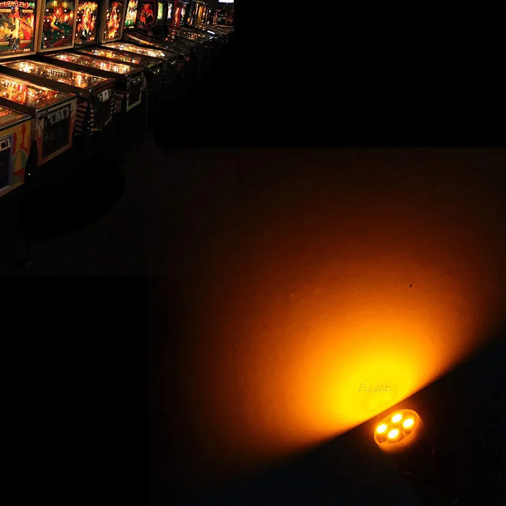 LED Bayonet Arcade Pinball Machine Light Bulb 4SMD BA9S #1893 #44 #47 #756 #1847 6.3V (10PCS) - Image 7