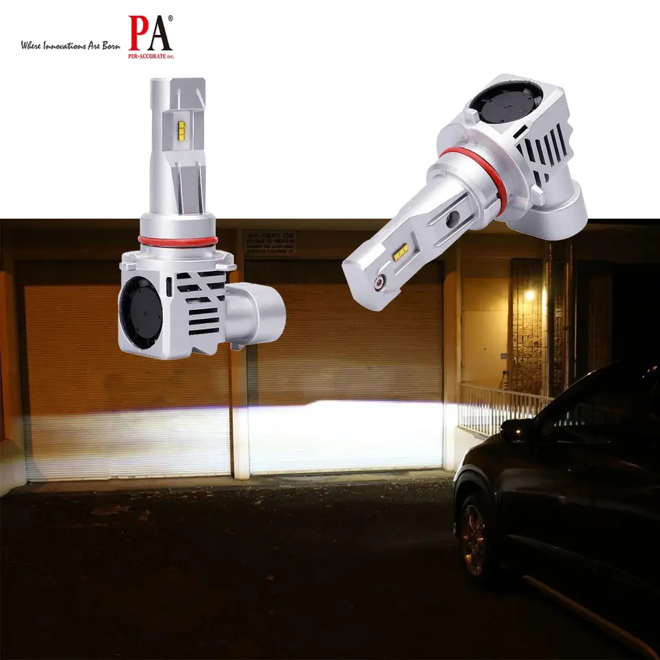 PA M3 9005 HB3 OEM Size LED Headlight 6000 LM 50W Plug and Play White - Image 3