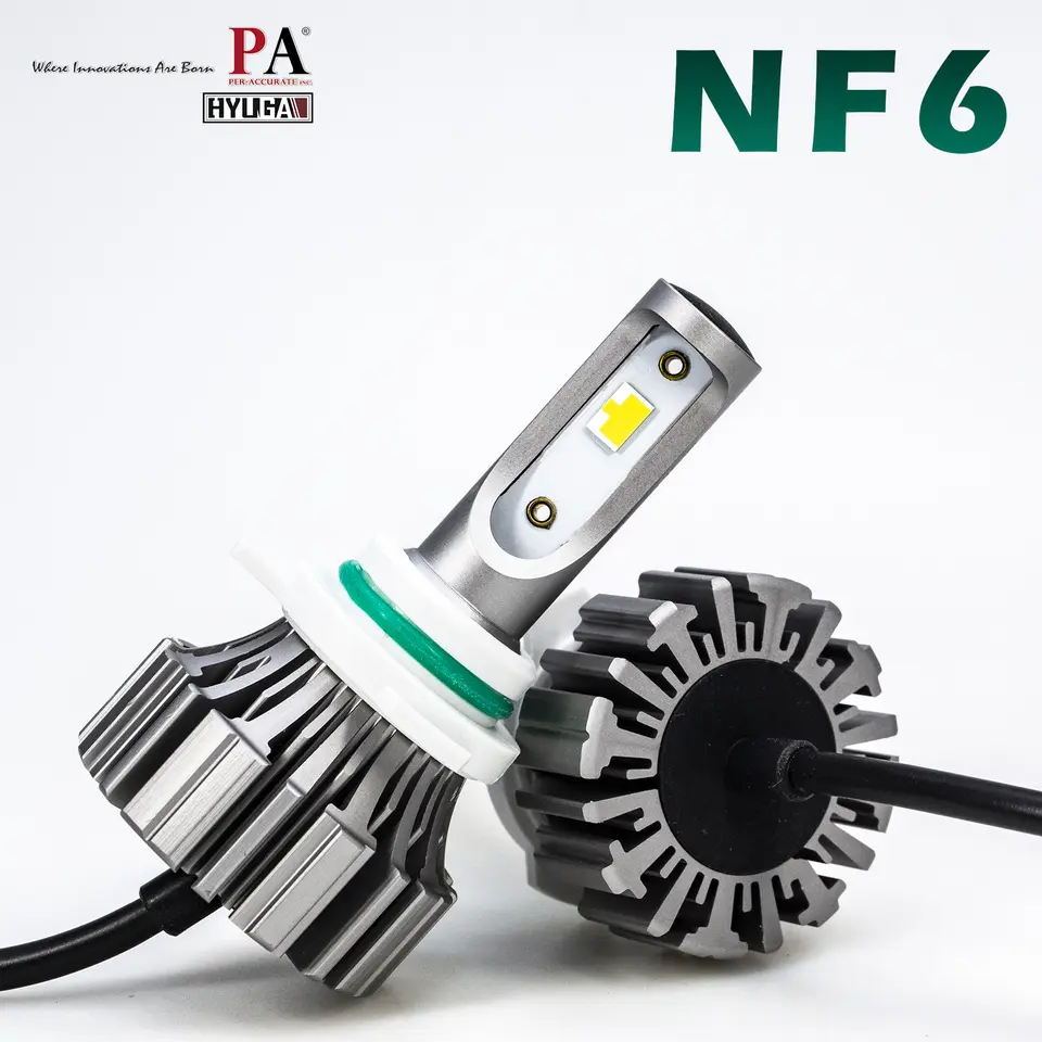 NF6 LED Headlight Fog Light High-Beam H1 H3 H7 H8 H9 H11 HB3 9005 HB4 9006 HIR2 9012 fanless design - Image 2
