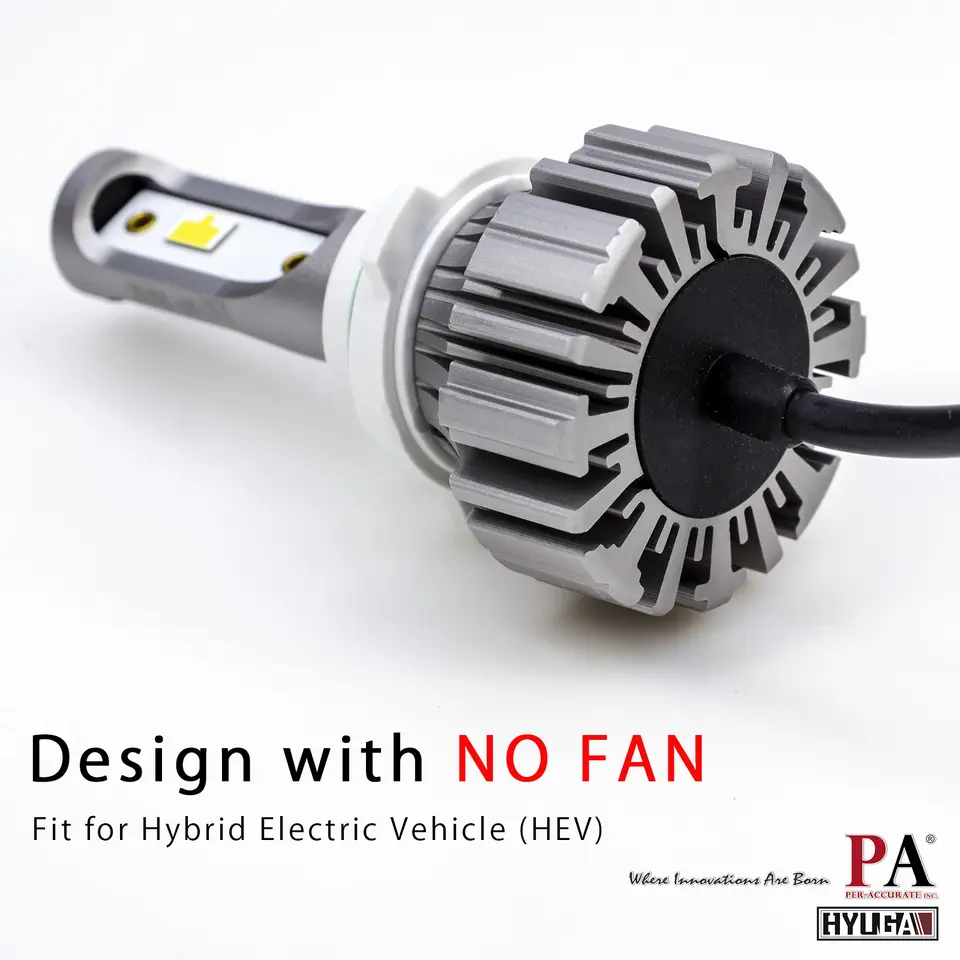 NF6 LED Headlight Fog Light High-Beam H1 H3 H7 H8 H9 H11 HB3 9005 HB4 9006 HIR2 9012 fanless design - Image 4