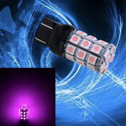 PA Terrific Bright 30SMD 3030 Auto LED Turn Signal Blinker Bulb Bau15s Orange