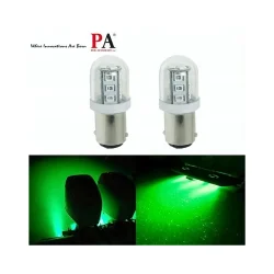Factory direct price cheap 15smd Ba15d LED Light Green For boat marine