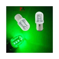 Factory direct price cheap 15smd Ba15d LED Light Green For boat marine