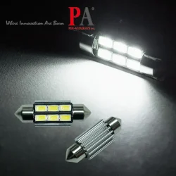 PA Auto Car Motor Interior Mirror Light Bulb Reading Plate Lamp 5730 6SMD LED 36mm festoon