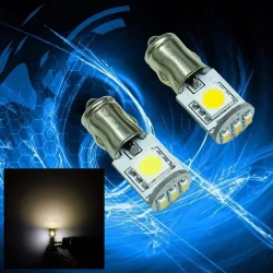 Ba7s 2 5050 + 3 3014 SMD LED For Car Auto Motorcycle Interior Dashboard Warning Switch Light Lamp Bulb