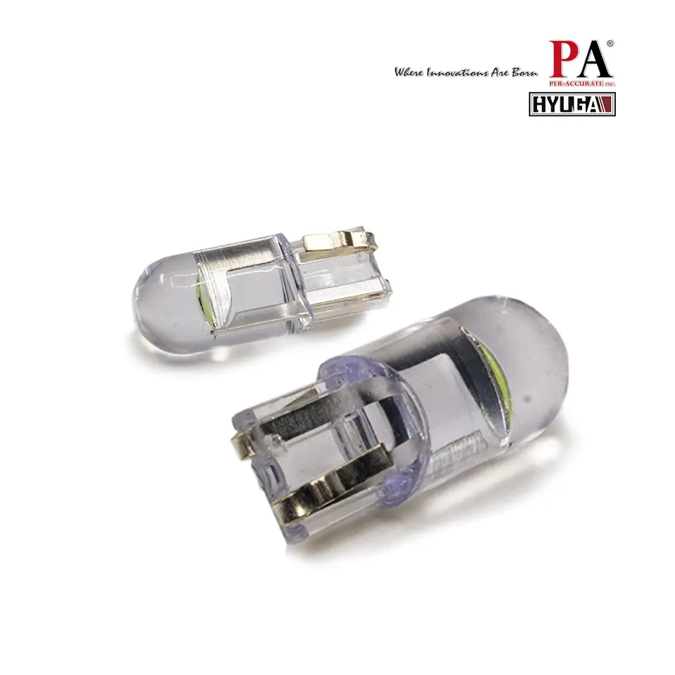 T10 LED Vehicle reversing light bulb 12V 194 168 W5W COB Glass White 6000K LED Instrument Lamp White HYUGA - Image 4