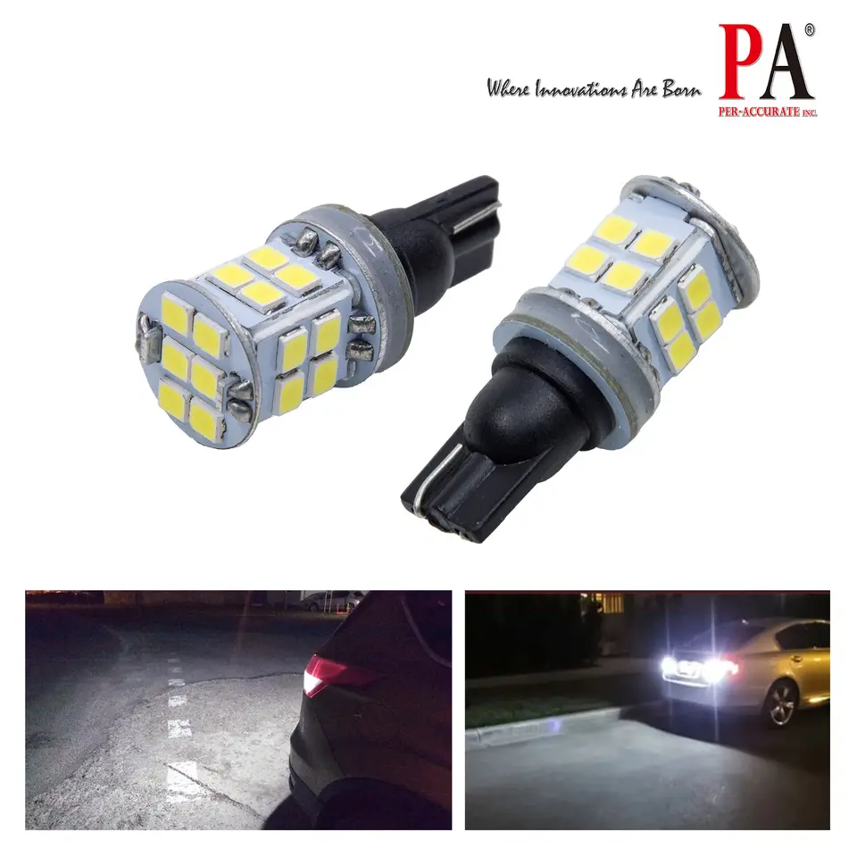 PA Car Backup LED T10 T15 22SMD 2835 White 1800LM DC12V High Power 12W Brightness for Auto Car Motorcycle Scooter Vehicle - Image 4