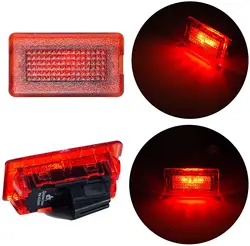 Interior Light Bulbs Kit for TesIa Model S Electric Car Lamp PA -White 4 PCS Red - Image 3