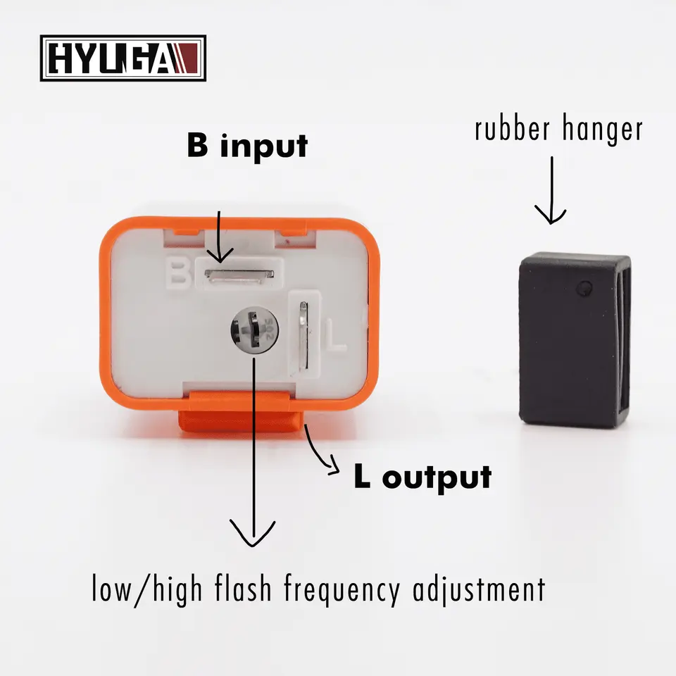 2-Pin Motorcycle Electronic Flasher Relay Adjustable 12V Relays Fix for LED Turn Signal Hyper Flash PA:圖片 4
