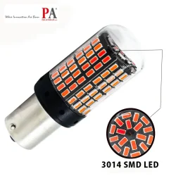 144SMD 3014 Led Canbus P21W Car Reversing Rear Turn Signal Tail Light 1156 1157 BA15S Amber PA